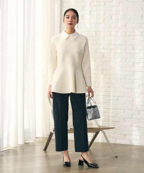 ANAYI / アナイ ニット・セーター | 【Eternal Line 2026】サテン使いフレアヘム プルオーバー | 詳細8