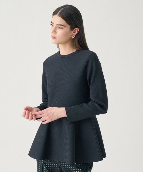 ANAYI / アナイ ニット・セーター | 【Eternal Line 2026】サテン使いフレアヘム プルオーバー | 詳細14