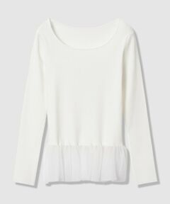 ANAYI / アナイ ニット・セーター | 【Eternal Line 2026】シアーフレアヘムリブ プルオーバー