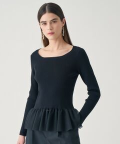 ANAYI / アナイ ニット・セーター | 【Eternal Line 2026】シアーフレアヘムリブ プルオーバー