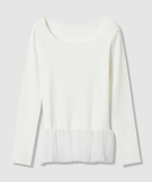 ANAYI / アナイ ニット・セーター | 【Eternal Line 2026】シアーフレアヘムリブ プルオーバー | 詳細4
