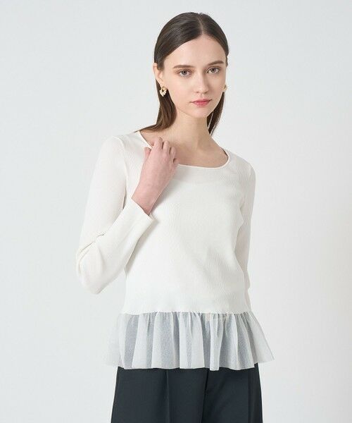 ANAYI / アナイ ニット・セーター | 【Eternal Line 2026】シアーフレアヘムリブ プルオーバー | 詳細1
