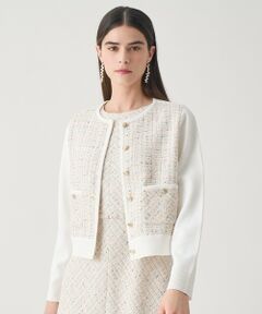 ANAYI / アナイ カーディガン・ボレロ | 【Eternal Line 2026】ツイードコンビブルゾン カーディガン