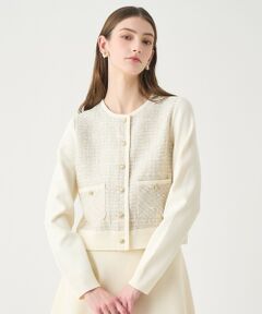 ANAYI / アナイ カーディガン・ボレロ | 【Eternal Line 2026】ツイードコンビブルゾン カーディガン