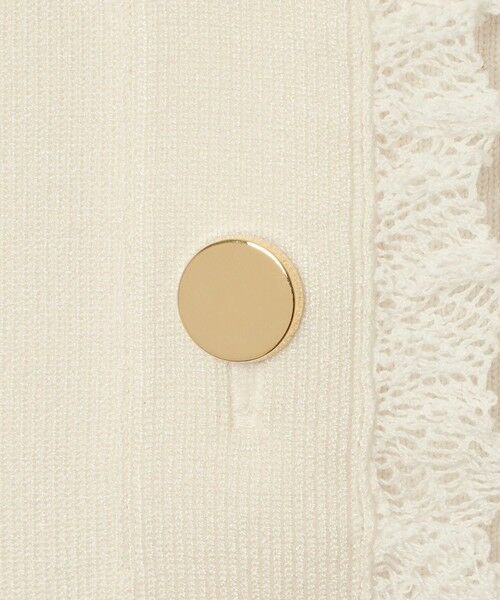 ANAYI / アナイ カーディガン・ボレロ | 【Eternal Line 2026】レース使いボクシー ジャケット カーディガン | 詳細2