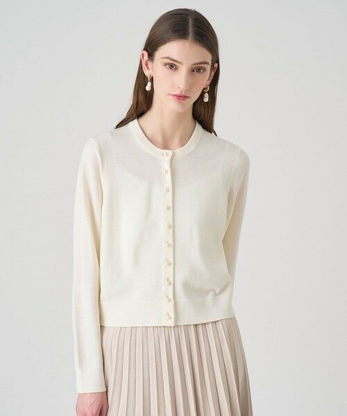 ANAYI / アナイ カーディガン・ボレロ | メリノウールパール釦 カーディガン | 詳細4
