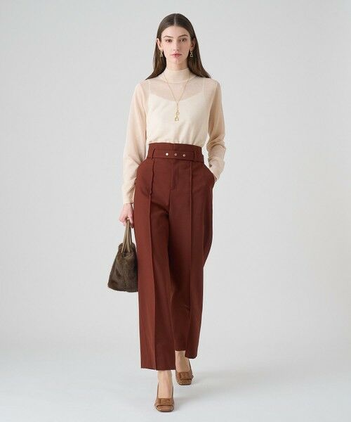 ANAYI / アナイ ニット・セーター | シアーハイネック プルオーバー | 詳細14