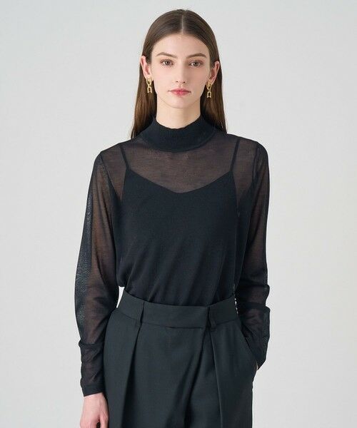 ANAYI / アナイ ニット・セーター | シアーハイネック プルオーバー | 詳細29