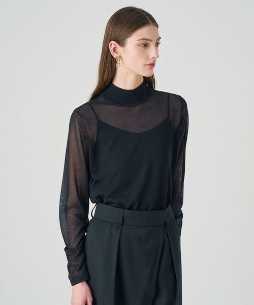 ANAYI / アナイ ニット・セーター | シアーハイネック プルオーバー | 詳細30