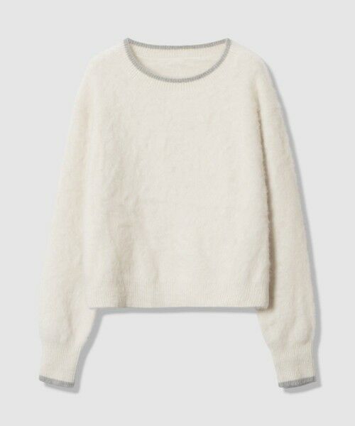 ANAYI / アナイ ニット・セーター | ファー加工バイカラー プルオーバー | 詳細3