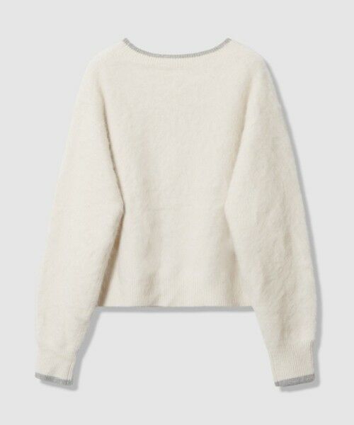 ANAYI / アナイ ニット・セーター | ファー加工バイカラー プルオーバー | 詳細4
