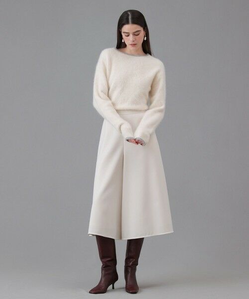 ANAYI / アナイ ニット・セーター | ファー加工バイカラー プルオーバー | 詳細2