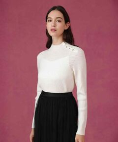 メリノワイドリブハイネック プルオーバー