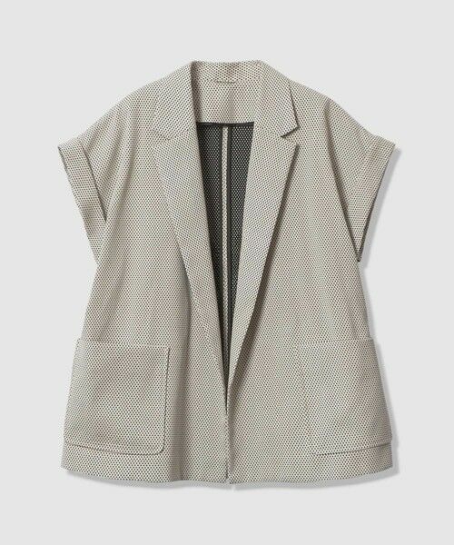 ANAYI / アナイ その他アウター | 【セットアップ対応商品】モノトーンドットジャガードベルテッド ジャケット | 詳細12