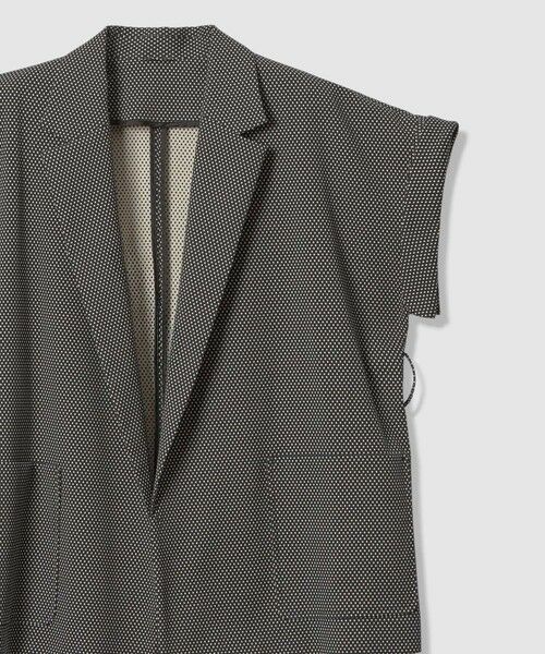 ANAYI / アナイ その他アウター | 【セットアップ対象商品】モノトーンドットジャガードベルテッド ジャケット | 詳細12