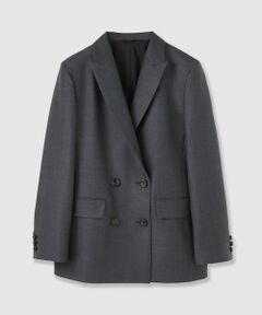 ANAYI / アナイ テーラードジャケット | 【セットアップ対応商品】ウールツイルダブルジャケット