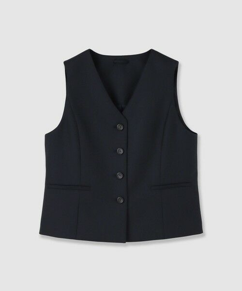 ANAYI / アナイ その他アウター | 【セットアップ対応商品】ウールツイルシングルジレ（navy (65)）