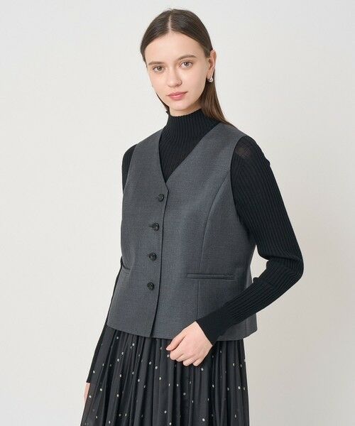 ANAYI / アナイ その他アウター | 【セットアップ対応商品】ウールツイルシングルジレ | 詳細15
