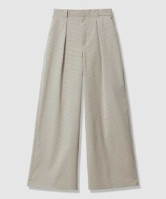 ANAYI / アナイ その他パンツ | 【セットアップ対象商品】モノトーンドットジャガードタックワイドパンツ