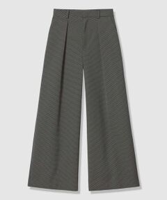 ANAYI / アナイ その他パンツ | 【セットアップ対象商品】モノトーンドットジャガードタックワイドパンツ