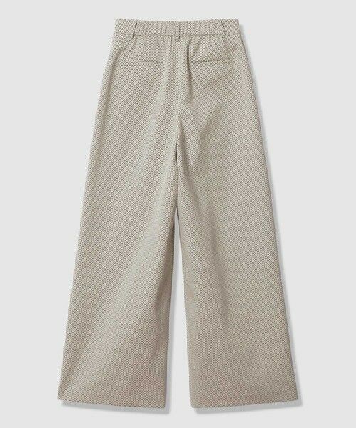 ANAYI / アナイ その他パンツ | 【セットアップ対応商品】モノトーンドットジャガードタックワイドパンツ | 詳細8