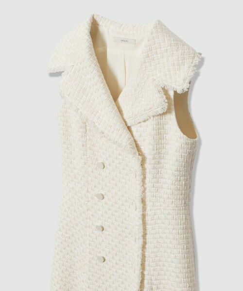 ANAYI / アナイ ドレス | ソフトベージュツイードテーラー ワンピース | 詳細2