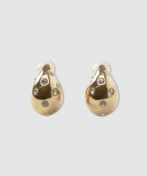 ANAYI / アナイ ピアス・イヤリング | ドロップビジューイヤリング（gold (30)）