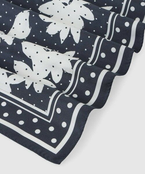 ANAYI / アナイ バンダナ・スカーフ | ドットフラワープリントスカーフ | 詳細3