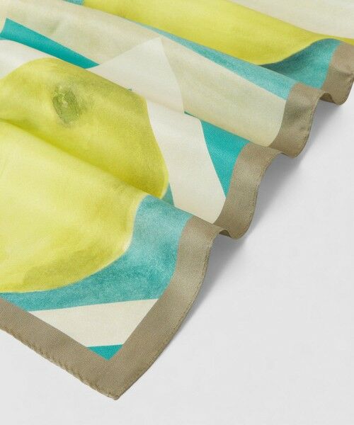 ANAYI / アナイ バンダナ・スカーフ | レモンモチーフプリントスカーフ | 詳細3