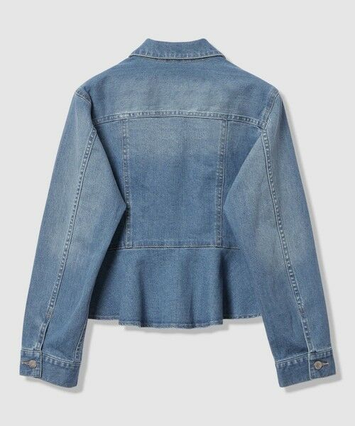 ANAYI / アナイ Gジャン・デニムジャケット | ストレッチデニムペプラム ジャケット | 詳細1