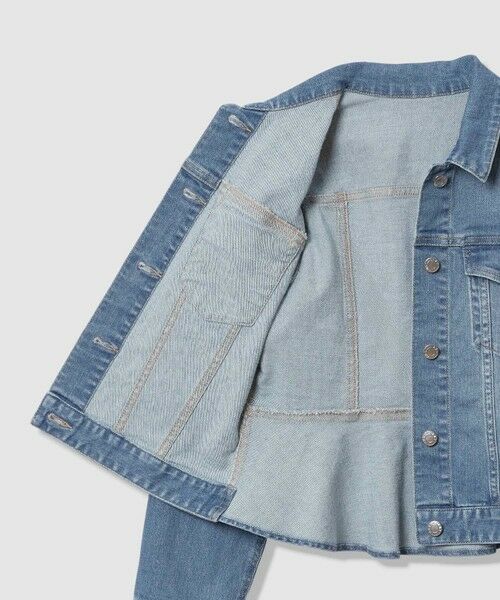 ANAYI / アナイ Gジャン・デニムジャケット | ストレッチデニムペプラム ジャケット | 詳細17