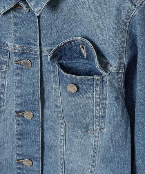 ANAYI / アナイ Gジャン・デニムジャケット | ストレッチデニムペプラム ジャケット | 詳細3