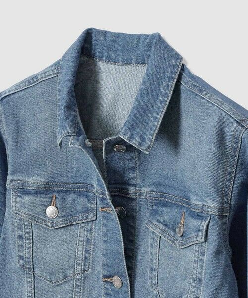 ANAYI / アナイ Gジャン・デニムジャケット | ストレッチデニムペプラム ジャケット | 詳細12