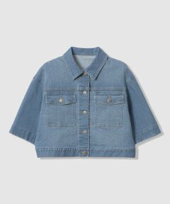 ANAYI / アナイ Gジャン・デニムジャケット | ストレッチデニムハーフスリーブ ジャケット