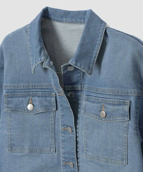 ANAYI / アナイ Gジャン・デニムジャケット | ストレッチデニムハーフスリーブ ジャケット | 詳細4