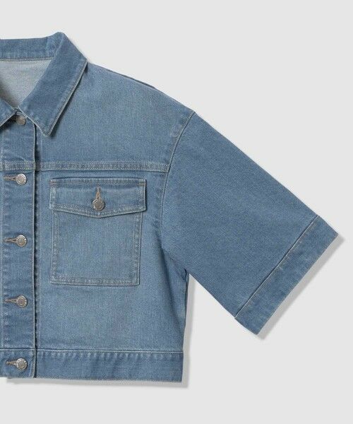 ANAYI / アナイ Gジャン・デニムジャケット | ストレッチデニムハーフスリーブ ジャケット | 詳細5