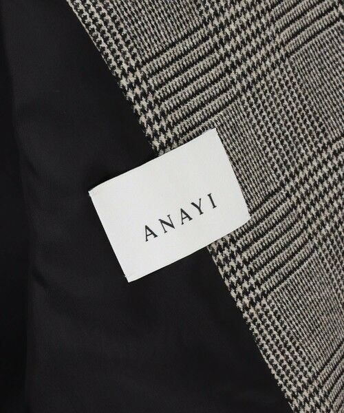 ANAYI / アナイ テーラードジャケット | 【セットアップ対応商品】グレンチェックピークドジャケット | 詳細7