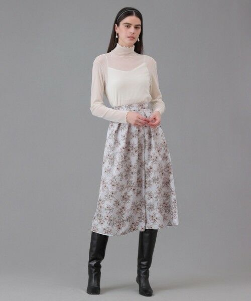 ANAYI / アナイ ロング・マキシ丈スカート | ブロッサムアシンメトリータックスカート | 詳細10