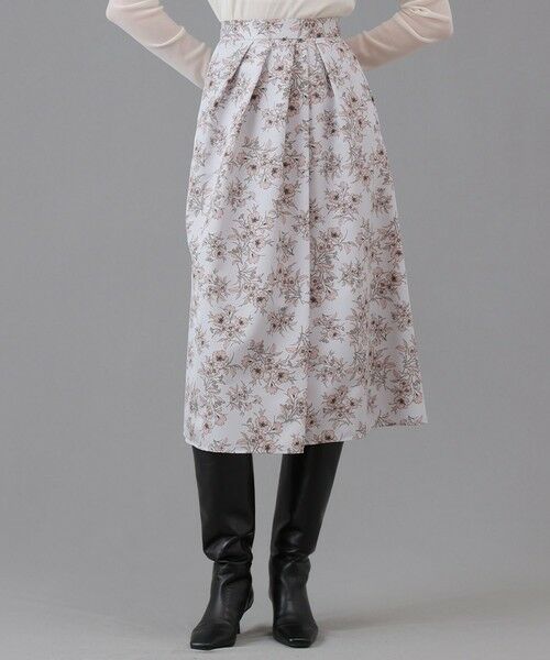 ANAYI / アナイ ロング・マキシ丈スカート | ブロッサムアシンメトリータックスカート | 詳細13