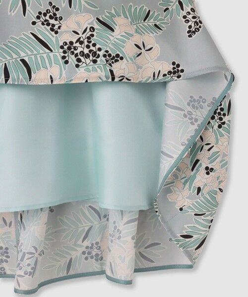 ANAYI / アナイ ミニ・ひざ丈スカート | アイシーフラワープリントタックフレアスカート | 詳細13