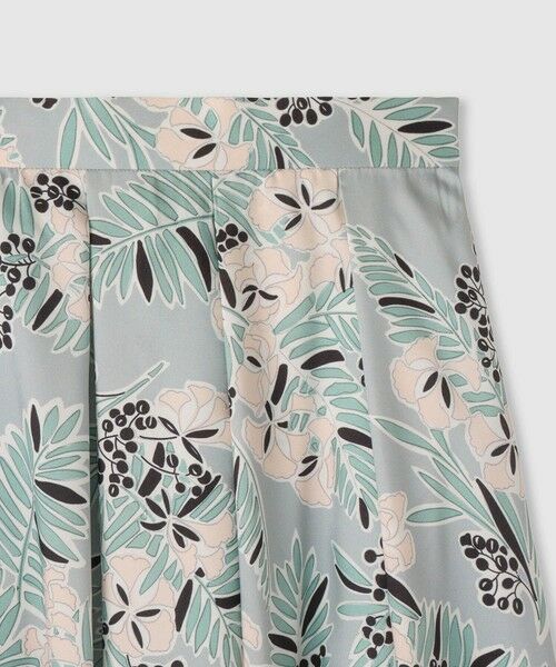 ANAYI / アナイ ミニ・ひざ丈スカート | アイシーフラワープリントタックフレアスカート | 詳細2