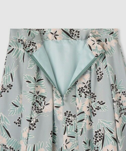 ANAYI / アナイ ミニ・ひざ丈スカート | アイシーフラワープリントタックフレアスカート | 詳細3