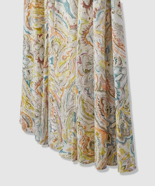 ANAYI / アナイ ミニ・ひざ丈スカート | 【セットアップ対応商品】ペイントペイズリープリントフレア スカート | 詳細15