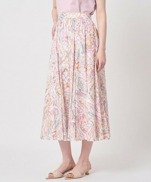 ANAYI / アナイ ミニ・ひざ丈スカート | 【セットアップ対応商品】ペイントペイズリープリントフレア スカート | 詳細21