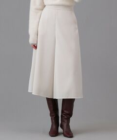 ANAYI / アナイ ショート・ハーフ・半端丈パンツ | カルゼフレアガウチョパンツ