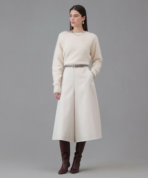 ANAYI / アナイ ショート・ハーフ・半端丈パンツ | カルゼフレアガウチョパンツ | 詳細3