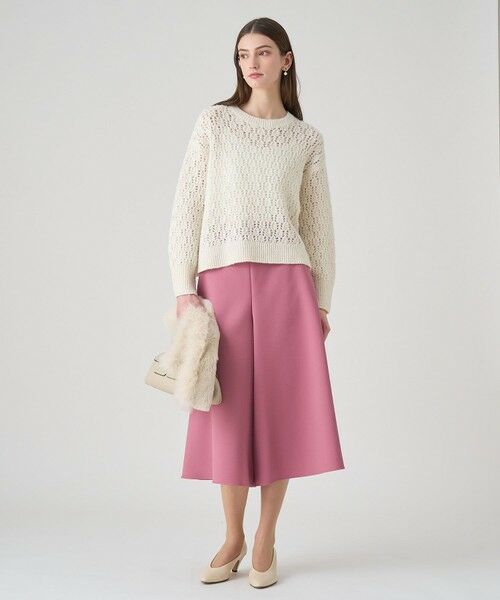 ANAYI / アナイ ショート・ハーフ・半端丈パンツ | カルゼフレアガウチョパンツ | 詳細14