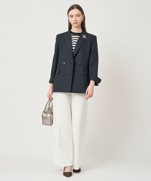 ANAYI / アナイ その他パンツ | ストレッチデニムワイドパンツ | 詳細15