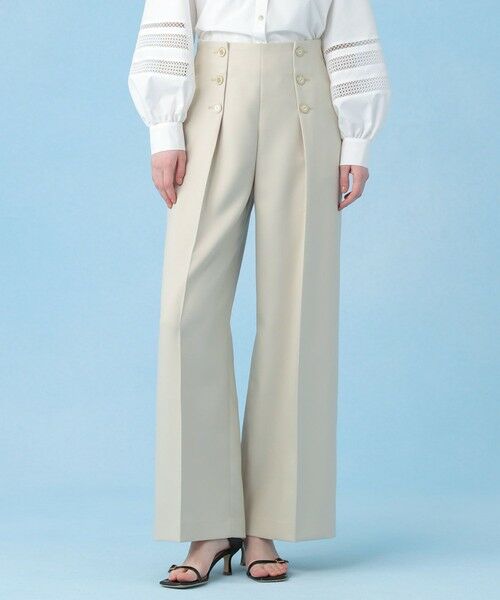 ANAYI / アナイ その他パンツ | ブライトツイルタックセーラーパンツ | 詳細22