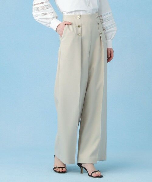 ANAYI / アナイ その他パンツ | ブライトツイルタックセーラーパンツ | 詳細23